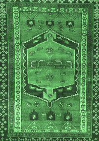 Persian Emerald Green Traditional Rug, tr2868emgrn