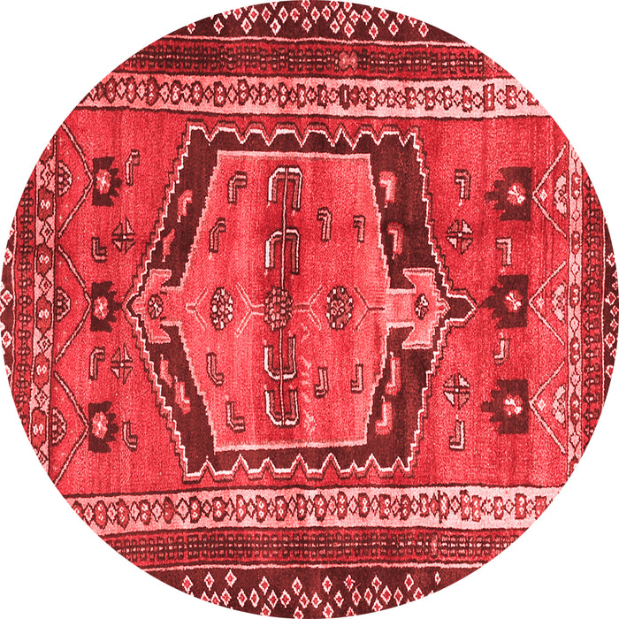 Machine Washable Persian Red Traditional Rug, wshtr2868red