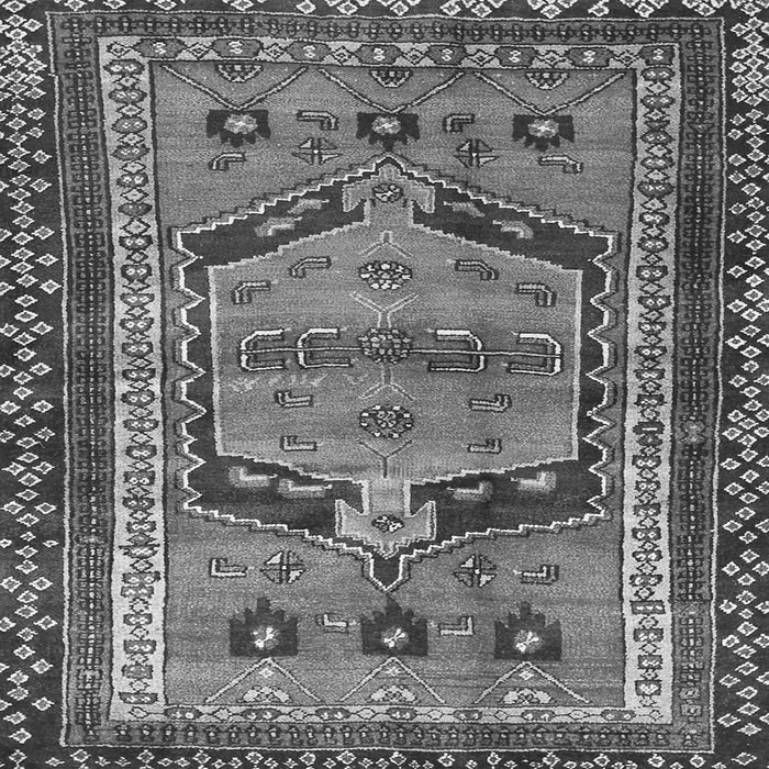 Serging Thickness of Persian Gray Traditional Rug, tr2868gry