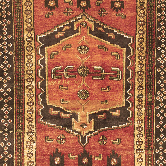 Machine Washable Persian Brown Traditional Rug, wshtr2868brn