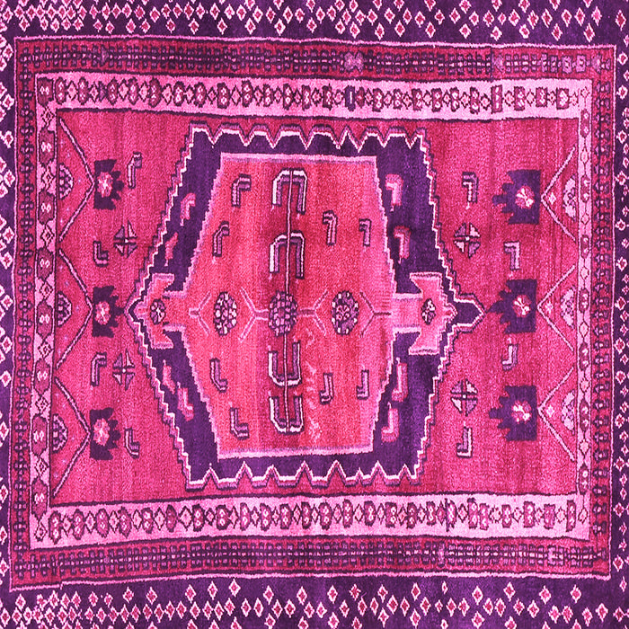 Square Persian Pink Traditional Rug, tr2868pnk