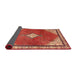 Sideview of Traditional Red Medallion Rug, tr2869