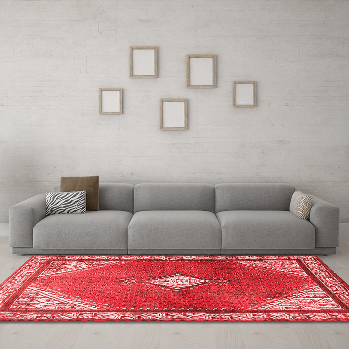 Traditional Red Washable Rugs