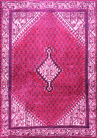 Medallion Pink Traditional Rug, tr2869pnk