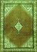 Medallion Green Traditional Rug, tr2869grn