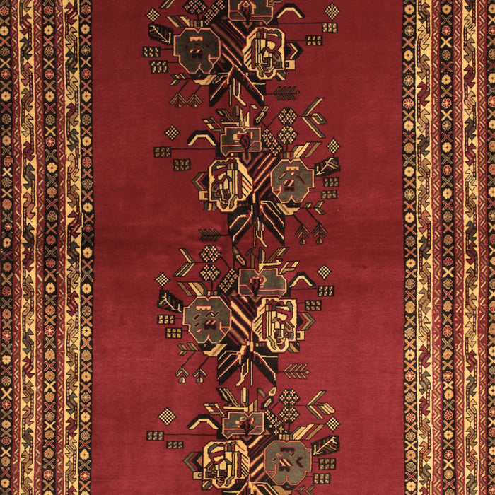 Machine Washable Persian Brown Traditional Rug, wshtr286brn