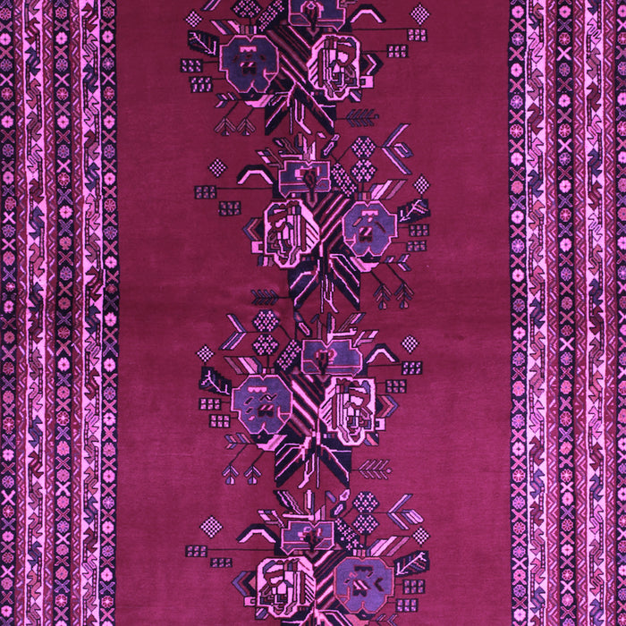 Machine Washable Persian Purple Traditional Area Rugs, wshtr286pur