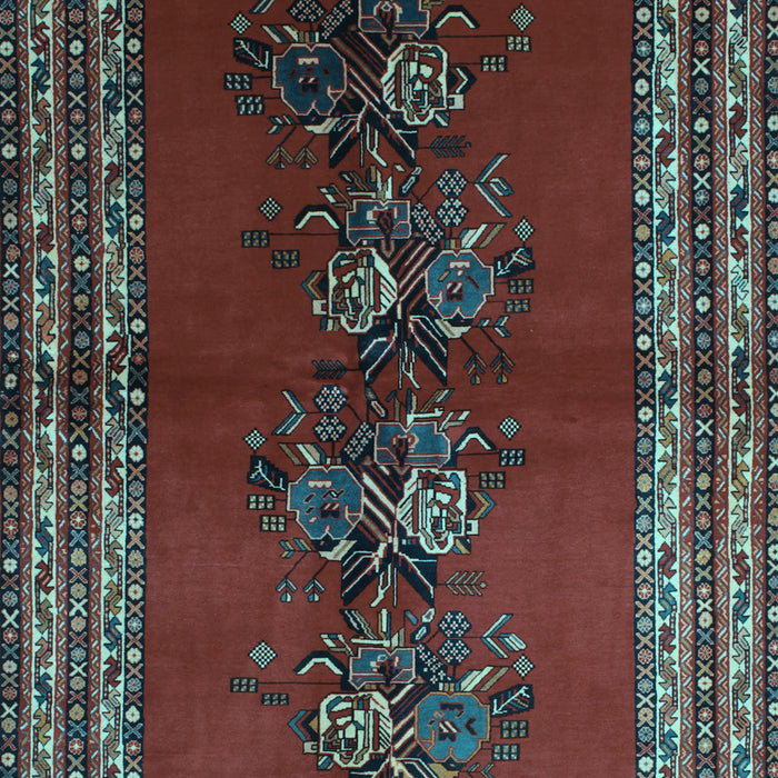 Machine Washable Persian Light Blue Traditional Rug, wshtr286lblu