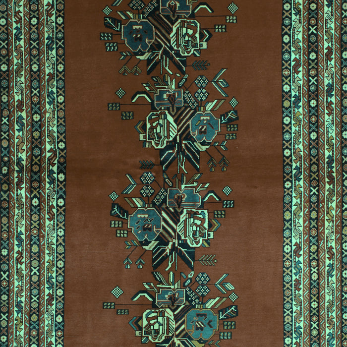 Persian Turquoise Traditional Rug, tr286turq