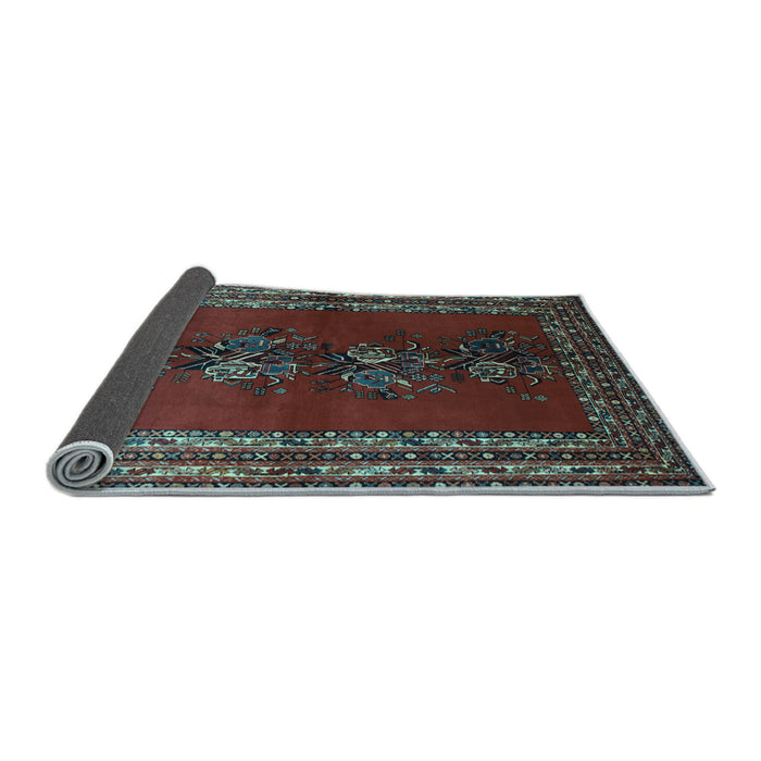 Sideview of Persian Light Blue Traditional Rug, tr286lblu