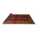 Sideview of Persian Brown Traditional Rug, tr286brn