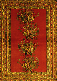 Persian Yellow Traditional Rug, tr286yw