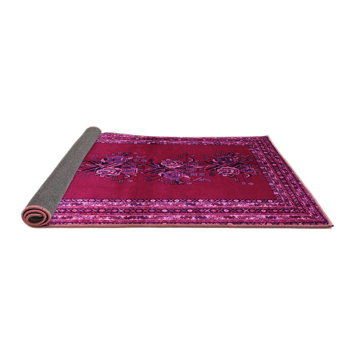 Sideview of Persian Pink Traditional Rug, tr286pnk