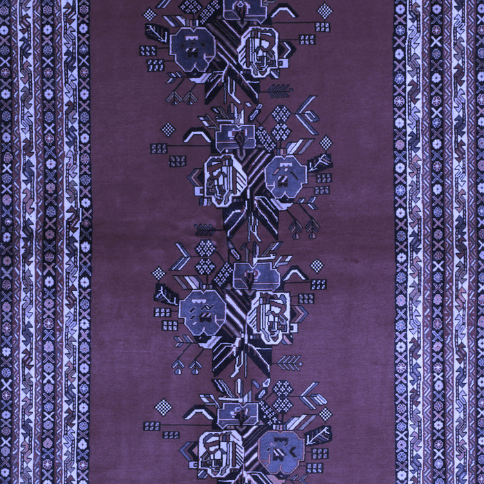 Machine Washable Persian Blue Traditional Rug, wshtr286blu