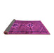 Sideview of Persian Purple Traditional Rug, tr2870pur