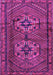 Machine Washable Persian Purple Traditional Area Rugs, wshtr2870pur