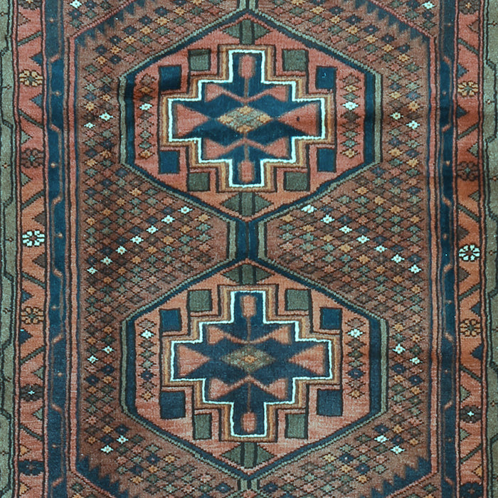Machine Washable Persian Light Blue Traditional Rug, wshtr2870lblu