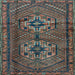 Square Persian Light Blue Traditional Rug, tr2870lblu