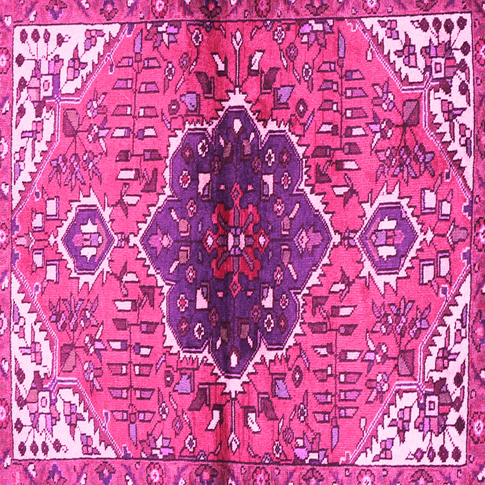 Square Persian Pink Traditional Rug, tr2871pnk