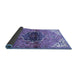 Sideview of Persian Blue Traditional Rug, tr2871blu