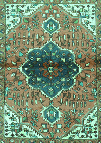 Persian Turquoise Traditional Rug, tr2871turq