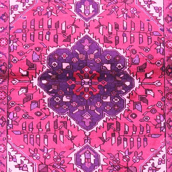 Machine Washable Persian Pink Traditional Rug, wshtr2871pnk