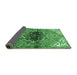 Sideview of Persian Emerald Green Traditional Rug, tr2871emgrn