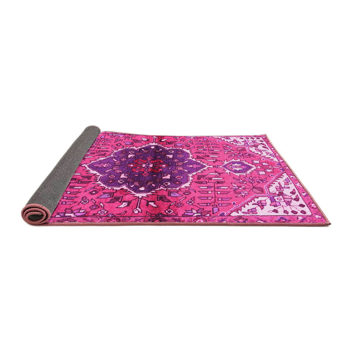 Sideview of Persian Pink Traditional Rug, tr2871pnk