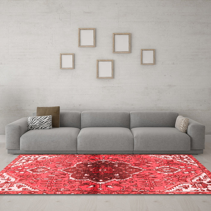 Traditional Red Washable Rugs