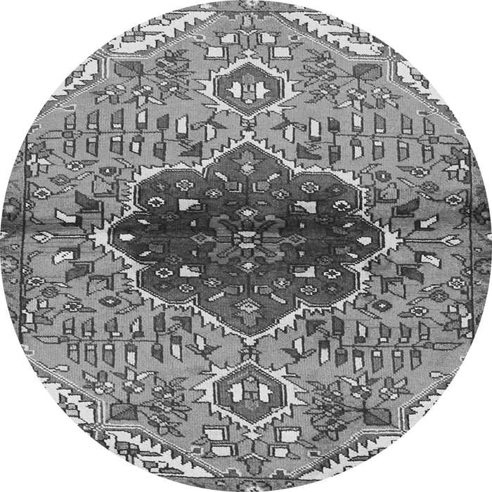 Square Persian Gray Traditional Rug, tr2871gry