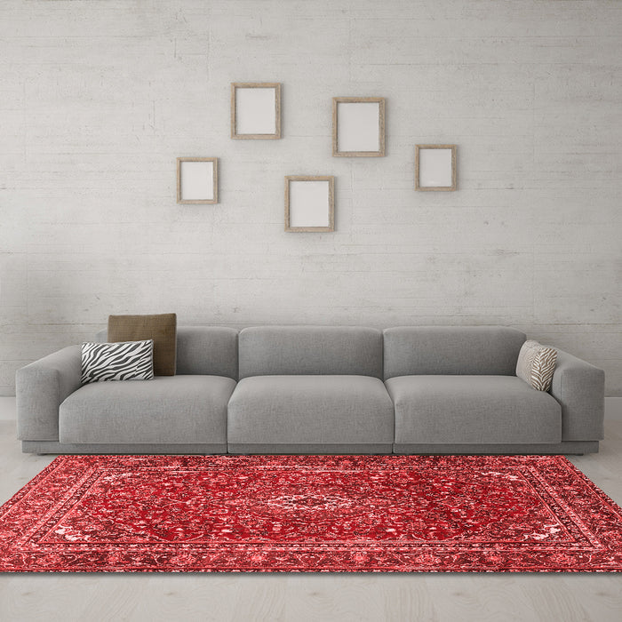 Traditional Red Washable Rugs