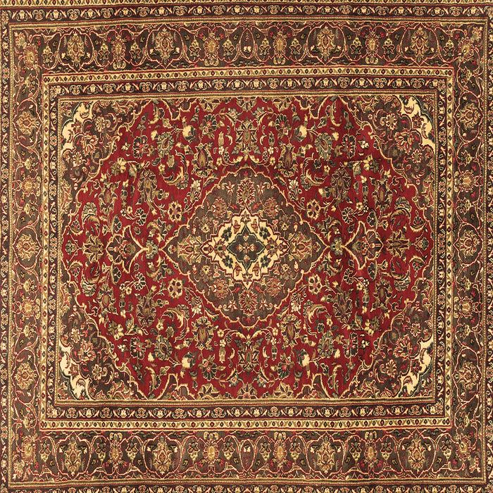 Square Persian Brown Traditional Rug, tr2872brn