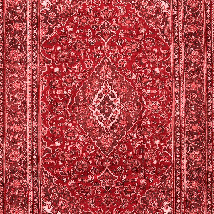Machine Washable Persian Red Traditional Rug, wshtr2872red