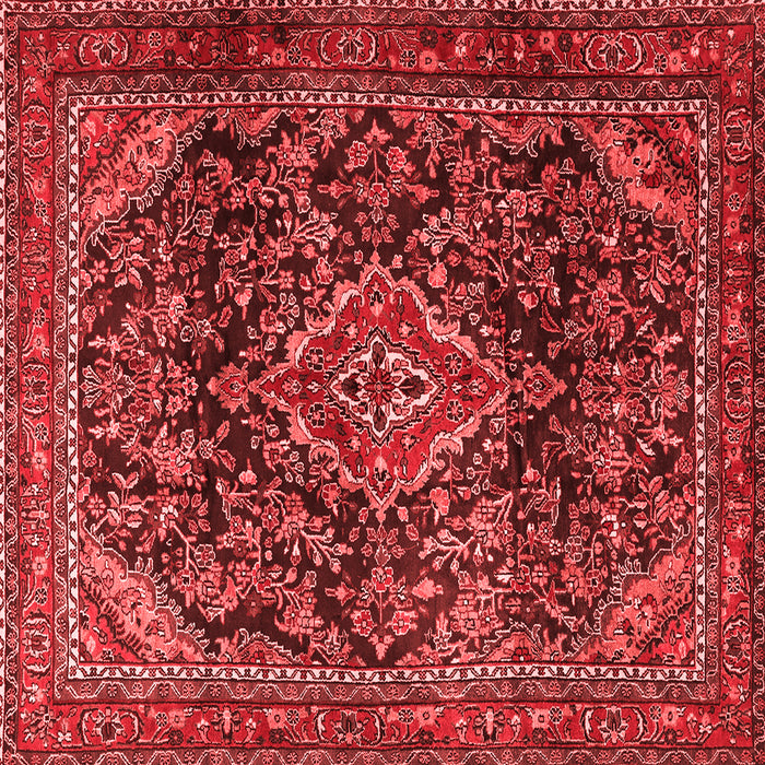 Machine Washable Persian Red Traditional Rug, wshtr2873red