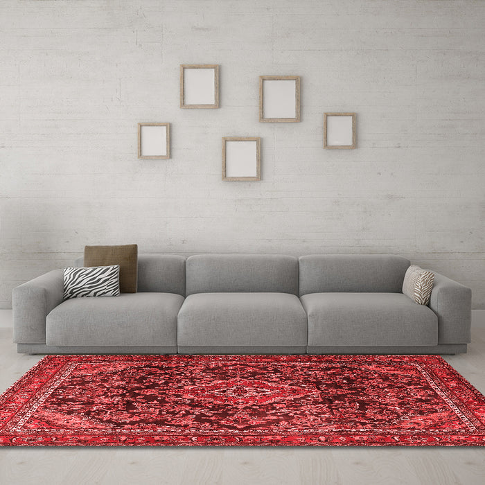 Traditional Red Washable Rugs