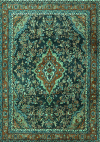 Persian Turquoise Traditional Rug, tr2873turq