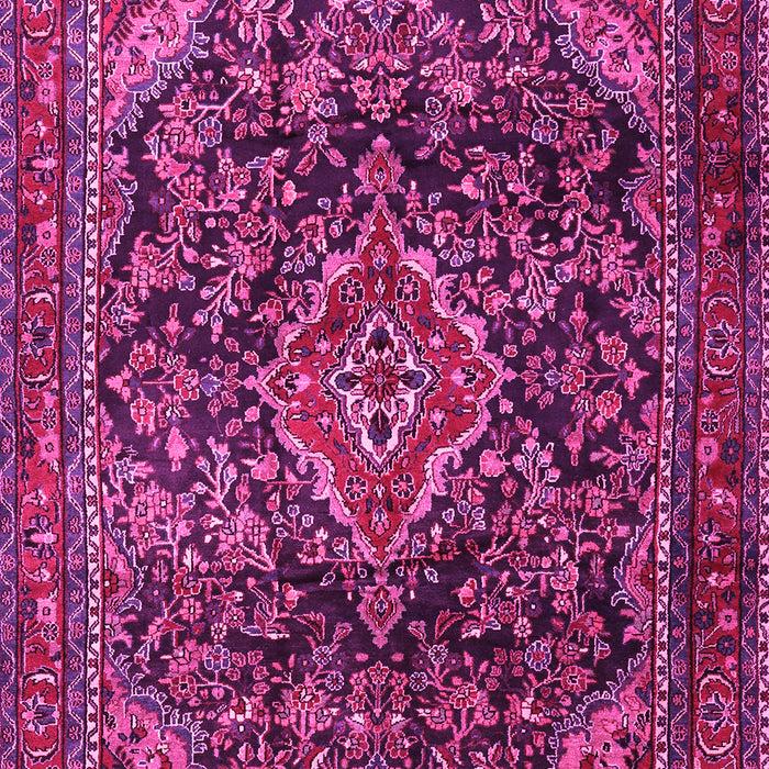 Machine Washable Persian Pink Traditional Rug, wshtr2873pnk