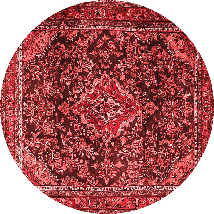 Machine Washable Persian Red Traditional Rug, wshtr2873red