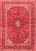 Medallion Red Traditional Area Rugs