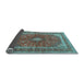 Sideview of Medallion Light Blue Traditional Rug, tr2874lblu