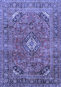 Medallion Blue Traditional Rug, tr2875blu