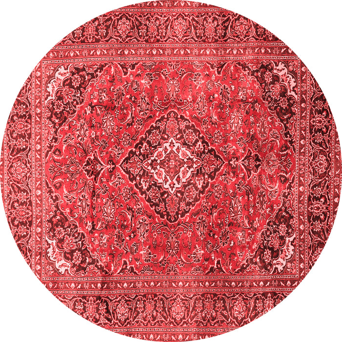 Medallion Red Traditional Rug, tr2875red