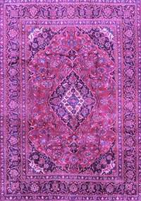 Medallion Purple Traditional Rug, tr2875pur