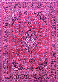 Medallion Pink Traditional Rug, tr2875pnk