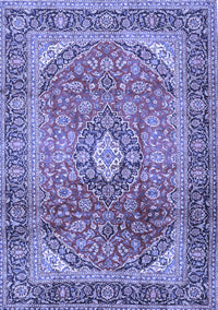 Medallion Blue Traditional Rug, tr2876blu