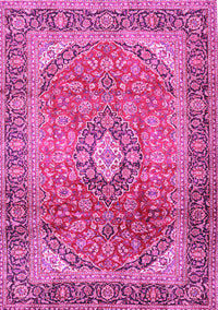 Medallion Pink Traditional Rug, tr2876pnk