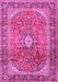 Medallion Pink Traditional Rug, tr2876pnk