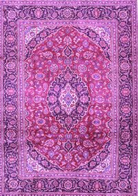 Medallion Purple Traditional Rug, tr2876pur