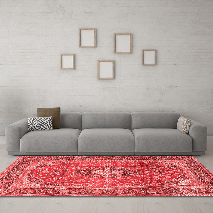 Traditional Red Washable Rugs