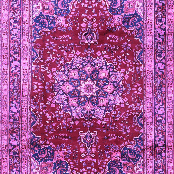 Machine Washable Persian Purple Traditional Area Rugs, wshtr2877pur